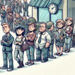 「行列（長い列）」を英語でどう表現する？列に関する英語フレーズ