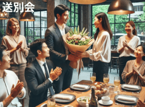 「送別会」卒業、転勤、退職:別れを惜しむ会を英語で言うと?
