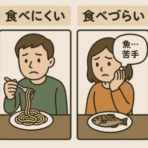 「〜づらい」と「〜にくい」の違いを英語で学ぼう