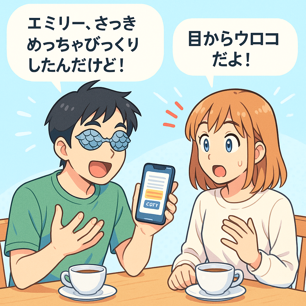 知らなかったスマホ機能に驚き!英語で「目からウロコ」